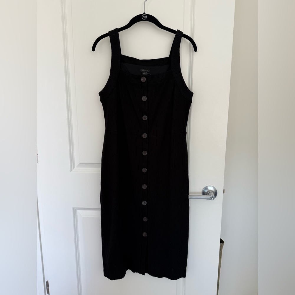 Black Button dress